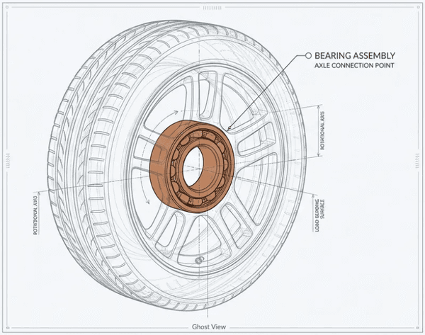 The tiny component that makes wheels spin