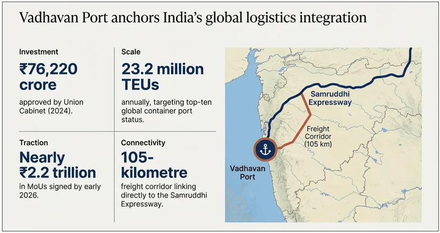 Vadhavan Port India’s next global gateway